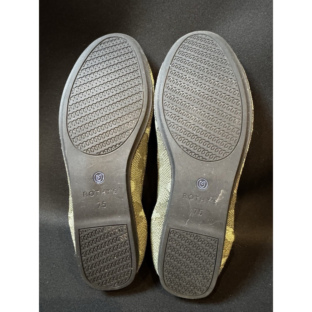 Rothy's The Loafer Womens 7.5 Green Camo Knit Slip On Flats Comfort Shoes - Picture 9 of 10